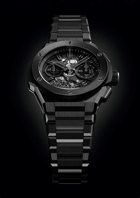 hublot integral all black|Hublot black magic bracelet.